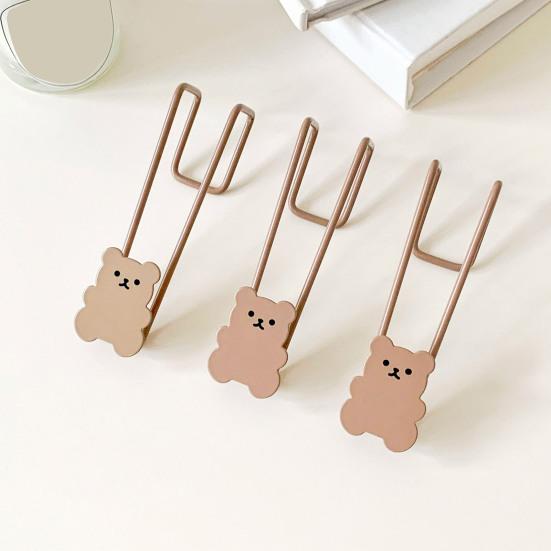 Door Back Hook Smooth Rounded Edges Hanger Cartoon Pattern Multi Purpose Hook for Pajamas Schoolbags