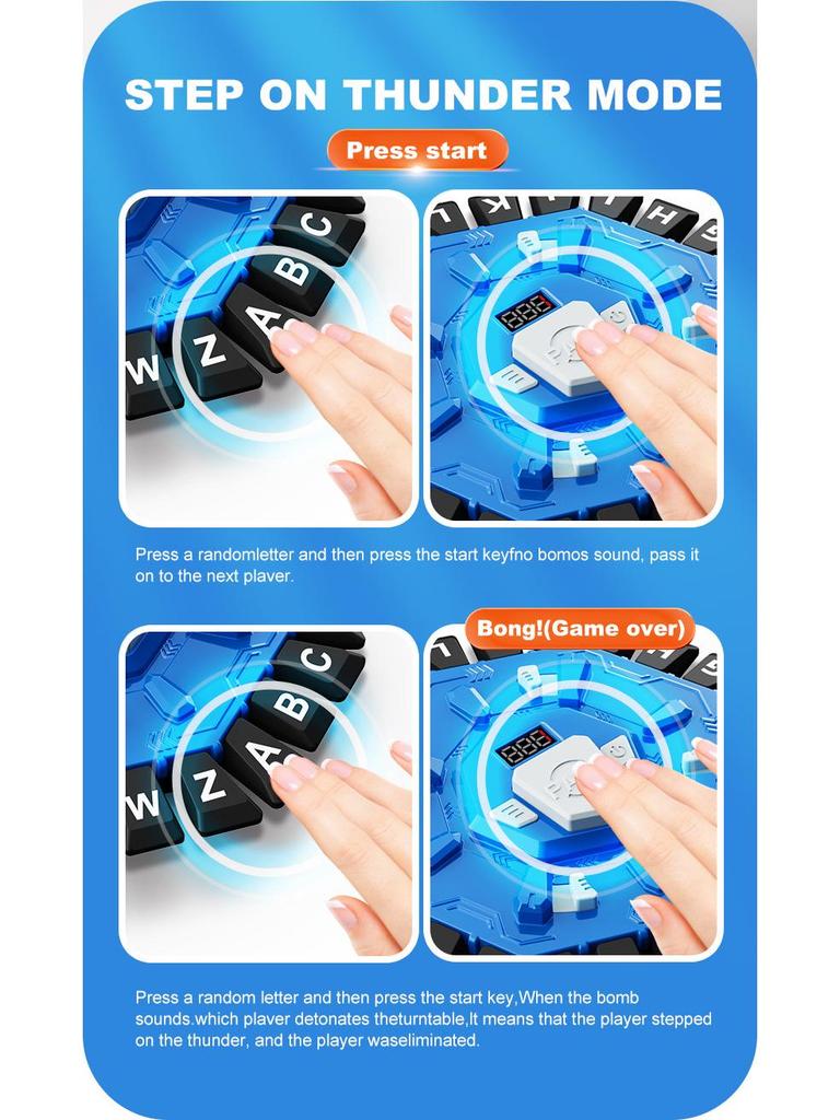 Creative Educational Crazy Letter Board Game for Parent-Child Interactive Play