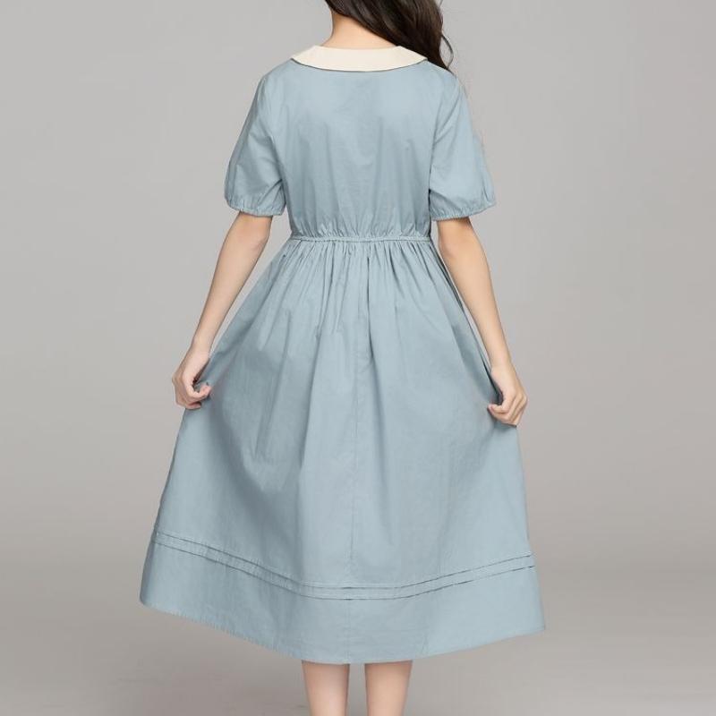 Girls' fashionable fitted and loose-fitting dress for summer, elegant princess-style children's dress