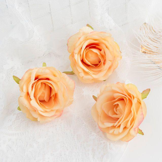 5/10Pcs Artificial Flowers Silk Rose Wedding Bridal Bouquet Home Room Garden Festival Garland Wall Hot sales Diy Gift Box Decora