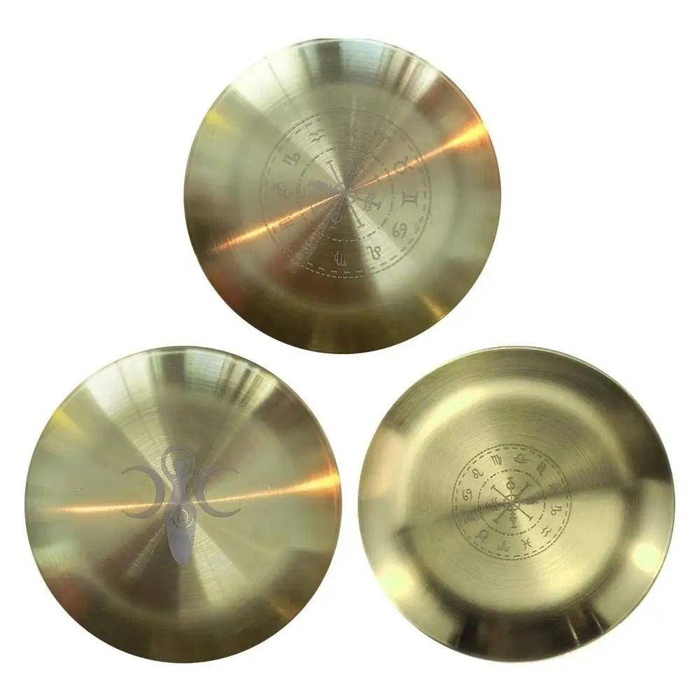 Pentagram Altar Ritual Burning Holder Plate Stainless Steel Altar Bowl  Altar Ritual