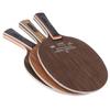 High Quality Ebony Dalbergia Table Tennis Racket Bottom Plate 5 Ply Long Handl