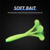 FTK 30pcs Soft Silicone Lure, Artificial Thread Lure, 5.5cm 6.2cm 7.2cm for Carp and Bass