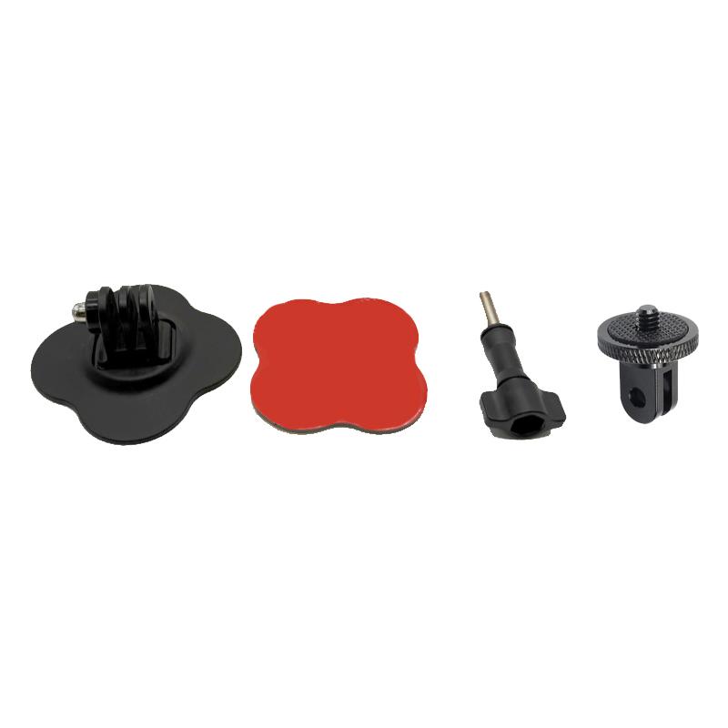 Universal Flexible Helmet Mount for GoPro 13 12 11 10 9 Insta 360 X3 X4 X5 DJI Curved Flat Adhesive Base Sports Camera Accessory