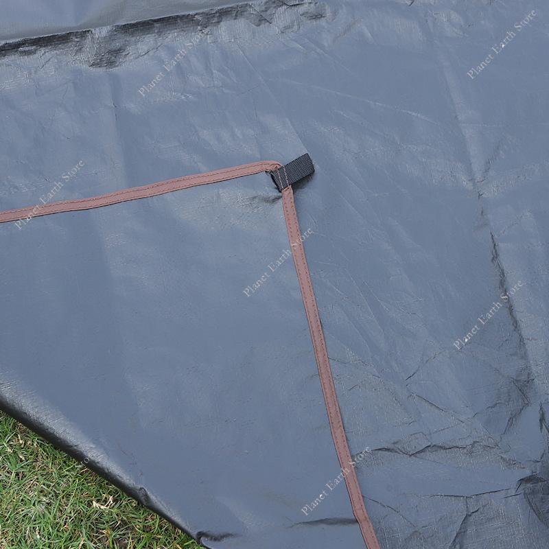 Waterproof Camping Mat Tent Mattress with L Nail Ultralight Outdoor Picnic Blanket Multifunctional Sun Shelter Ground Mat 4 Size