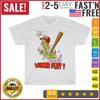 Zombie Baseball Player Vintage T Shirt Men Fashion 2023 Women T Shirt Short NEW