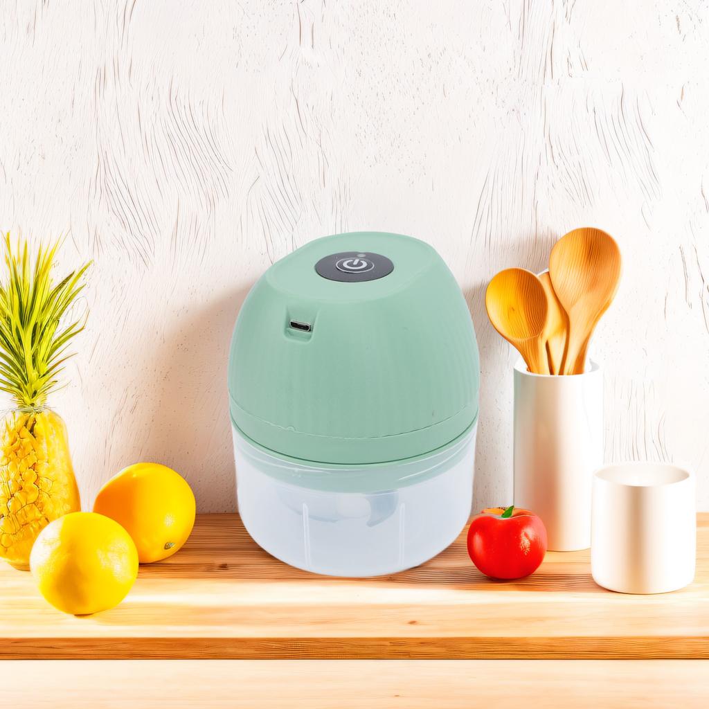 Electric   Garlic Chopper 250ml Cordless Multi Functional Kitchen Vegetable Onion Mincer Portable Food Processor