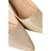 Dorothy Perkins Damen/Damen Dame Glitzer Wide Stiletto Heel Pumps