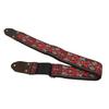 Guitar Strap Thickened and Widened Multifunctional Unique Jacquard Embroidery Guitar Strap Black