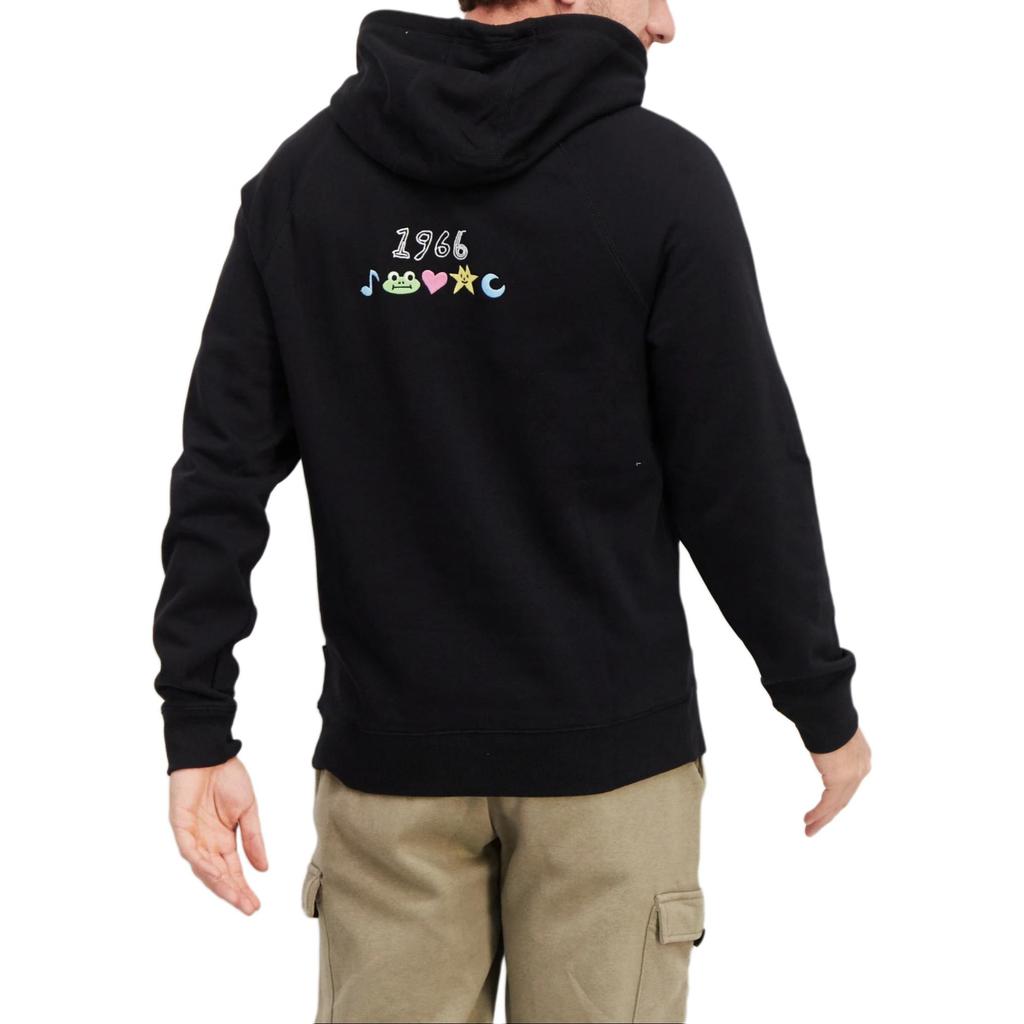 Vans Skateboard Cartoon Pattern Hoodie Men Hoodies Black VN0A49SNZ63