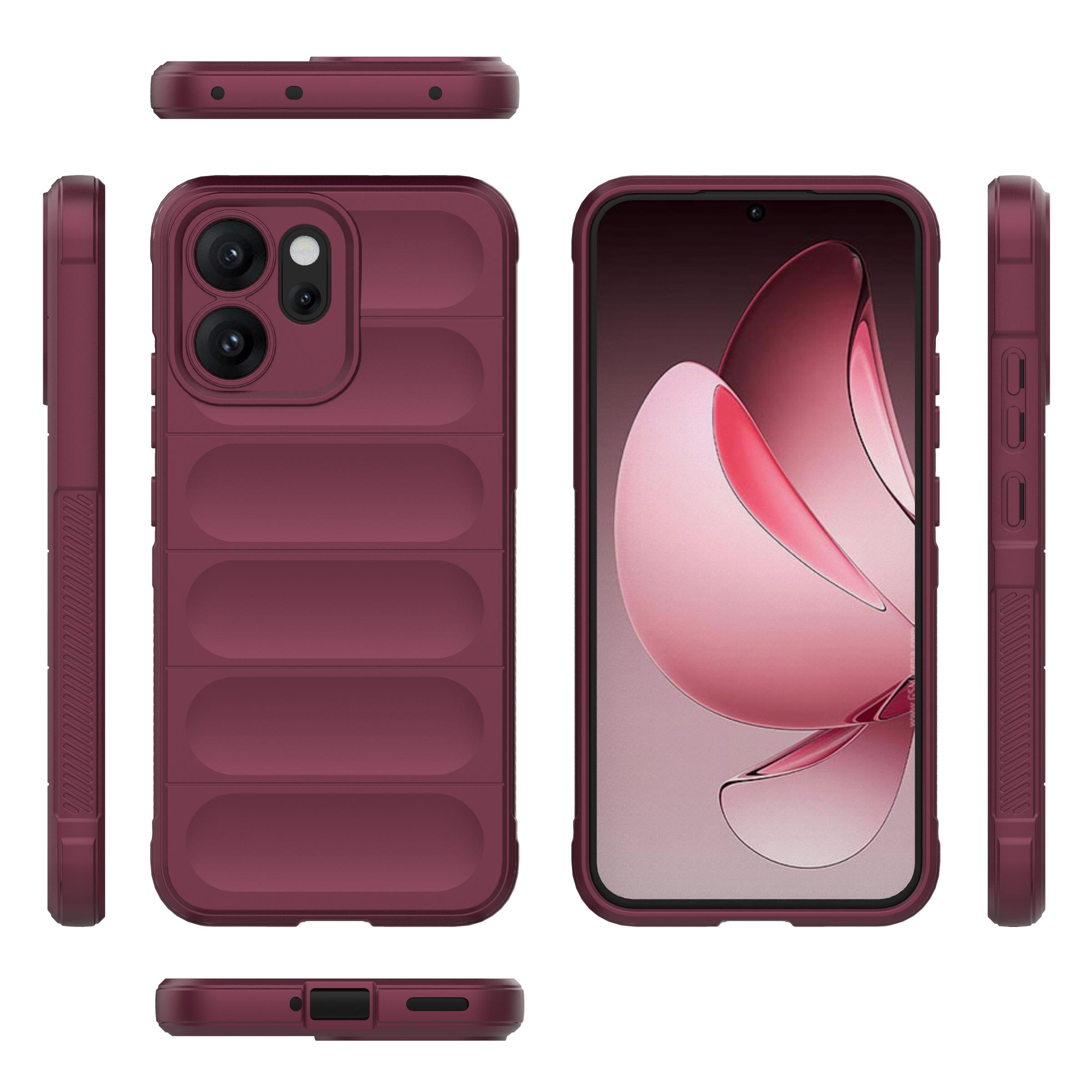 

Для чехла Oppo Reno 14 Для Чехла для Oppo Reno 14 Global Беспроводная зарядка Ударопрочный чехол для телефона Обложка для Oppo Reno14 Global Oppo Reno14 темно-фиолетового
