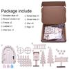 1:12 Christmas Miniature Fairy Gnome Set Home Dollhouse Furniture Accessories