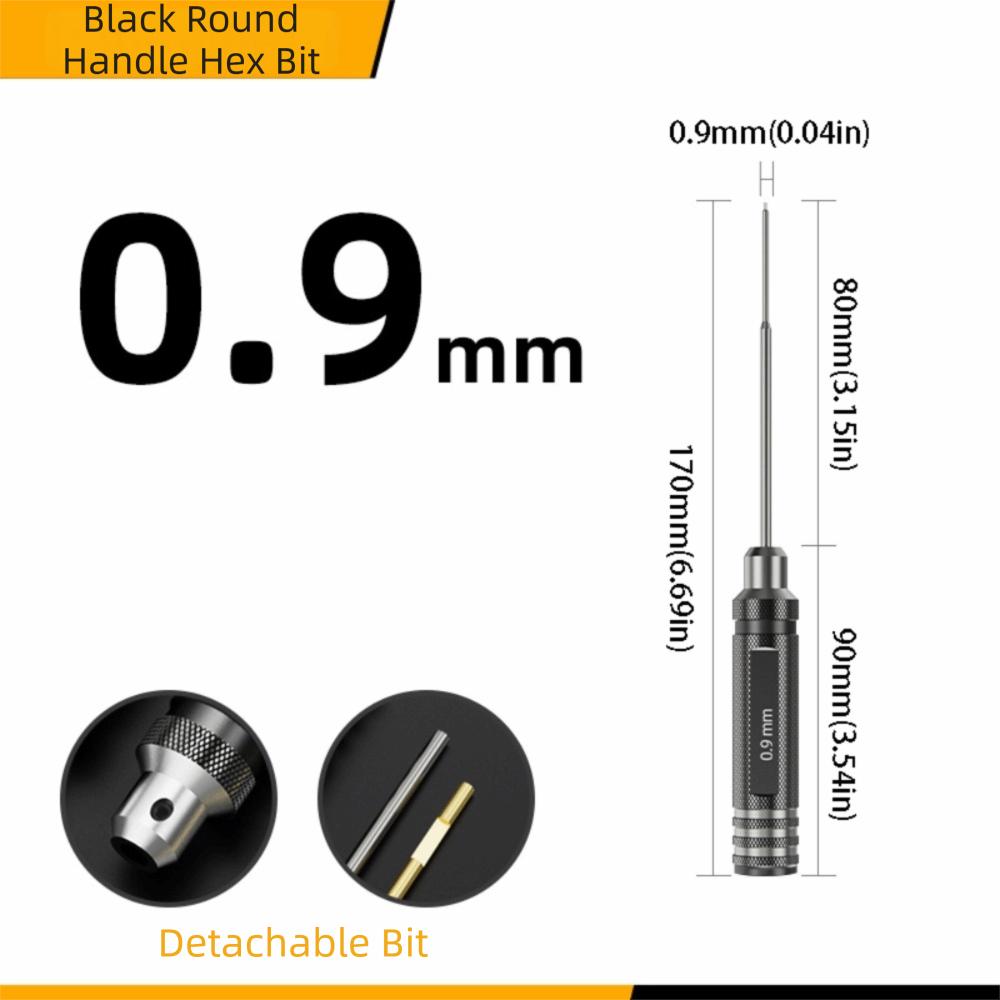High-speed Steel Hex Screwdriver Tool TiNi Coating Precision Hex Driver  Airplane Repair