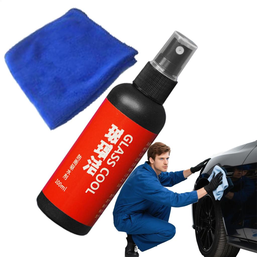 100ml Car Glass Waterproof Coating Agent Windshield Cleaner Anti Fog Agent for Vehicle Home Swimming Goggles Windshield Coating