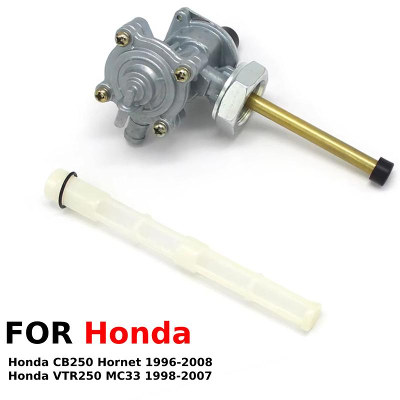 For Honda CB250 Hornet 1996-2008 and VTR250 MC33 1998-2007 Gas Tank Tap Fuel Petcock Valve Switch Motorcycle Parts