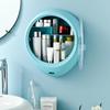 New Wall-mounted Cosmetic Storage Box Bathroom Waterproof Large-capacity Punch-free Dust-proof Skin Care Product Rack