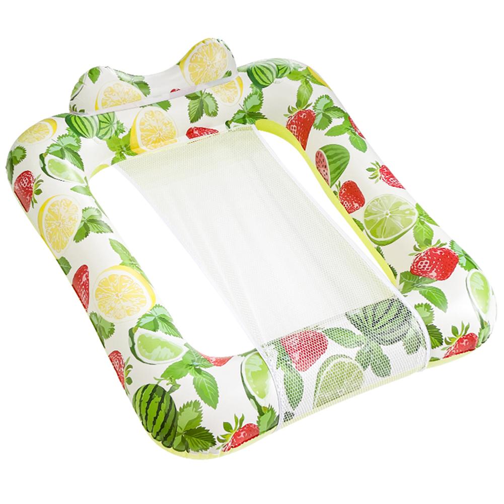 Inflatable Pool Floats Floating Pool Chair Mesh Seat Water Lounge Chair Leakproof Pool Floaties for Swimming Poo Beach