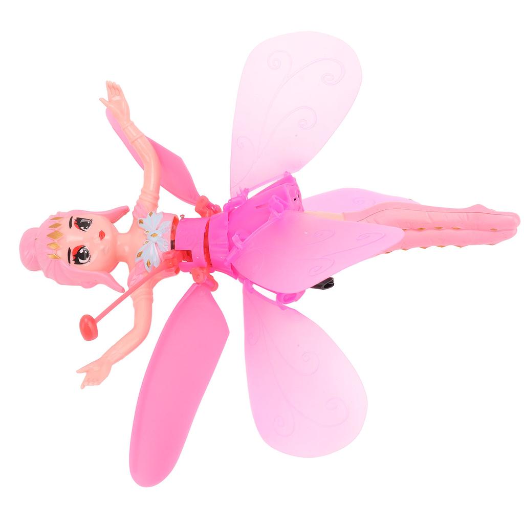 Flying Girls Toys Intelligent Induction Automatic Power Off Protection Flying Dolls for Beginner Kids Pink
