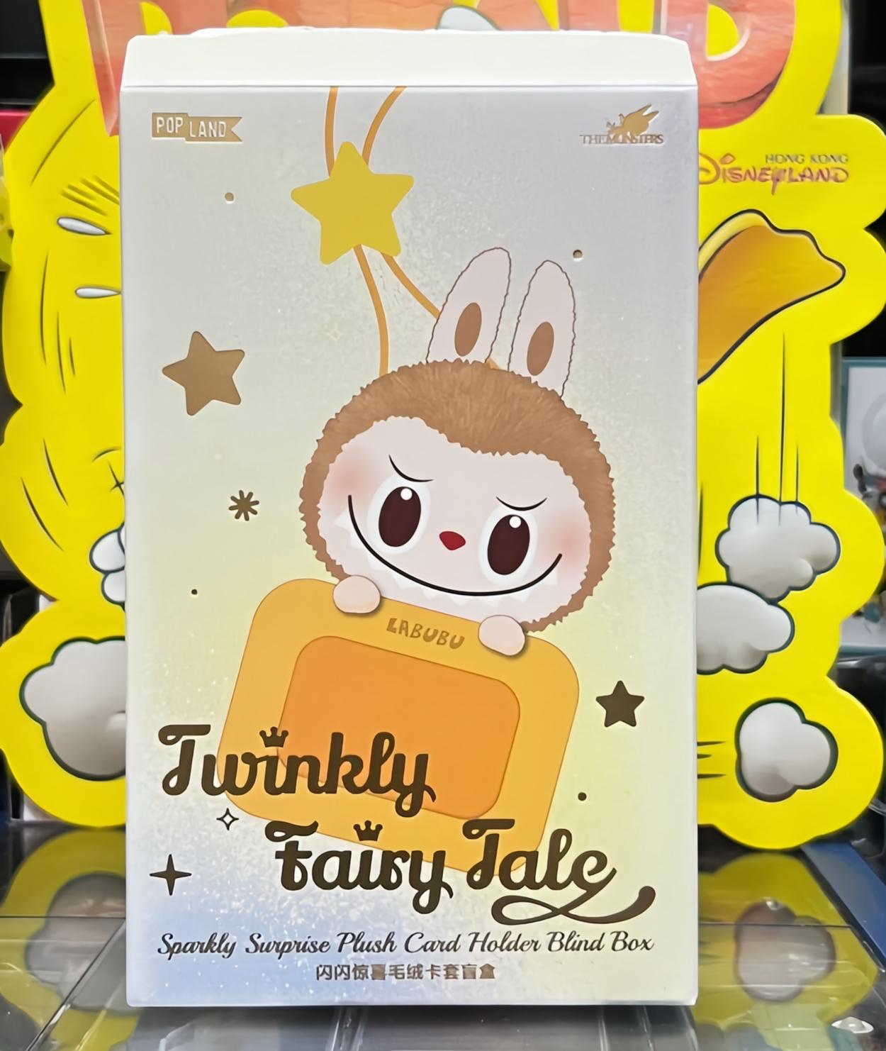

POP MART Shiny Fairy Tale Series Labubu Sparkling Surprise Plush Card Holder Blind Box Single/Full Set of 6 Blind box-One piece