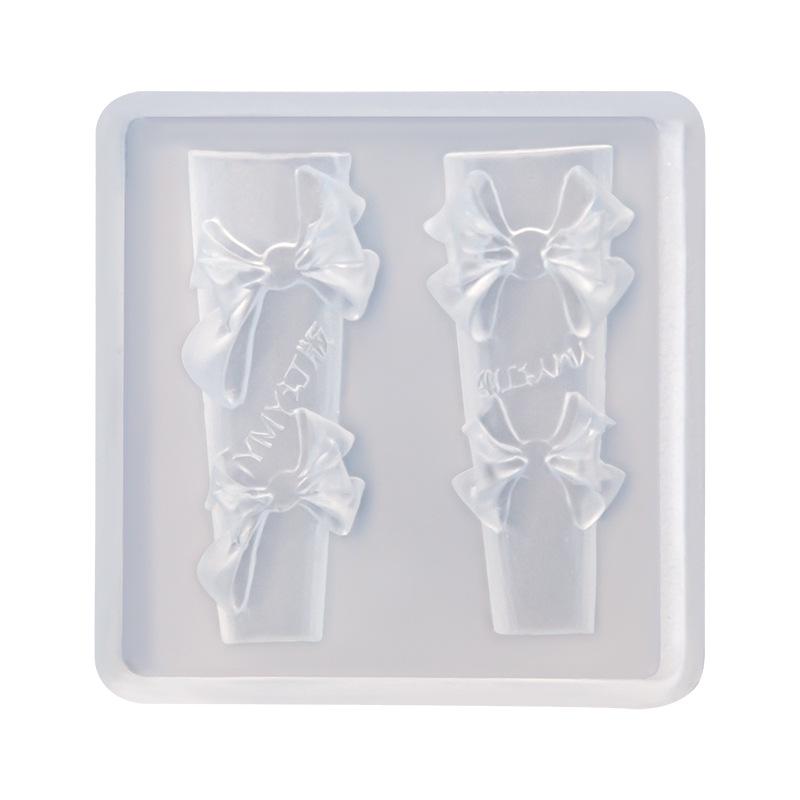 High Transparency 3D Bow Mold for Nail Art - Easy Demolding Silicone DIY Tool