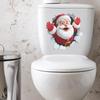 Christmas Snowman Toilet Sticker Merry Christmas Party Decoration Xmas Home Bathroom Decor Navidad Natal