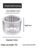 Aromatherapy Vertical Stripe Glass Candle Holder Jar - Scented Candle Holiday Souvenir.