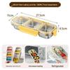 316 Stainless Steel Leak-Proof Bento Box with Three Compartments for Freshness and Fat Reduction