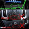 Black Hazard Warning Button Control Switches BM5T13A350AA, Dashboard Light Replacement Part with Red Hazard Icon and Plastic Housing Body Panel