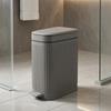 Step Pedal Trash Can Lift-Top Slim Bathroom PP Plastic