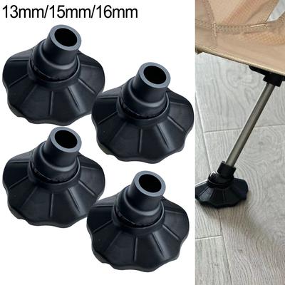 4pcs Outdoor Camping Chair Foot For Pads Chair Leg Mat Non-slip Anti-trap Covers Foot Protectors Camping Supplies