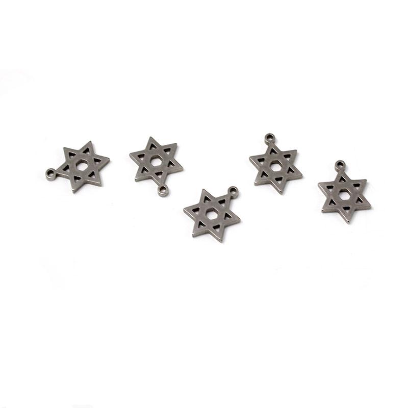 20 Stück Edelstahl Kreuz/Fischgräten/Klinge Charms Anhänger DIY Halskette Ohrringe Armbänder Anhänger Schmuckherstellung Zubehör