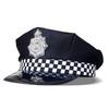 European Women's Octagonal Police Hat for Halloween Role Play