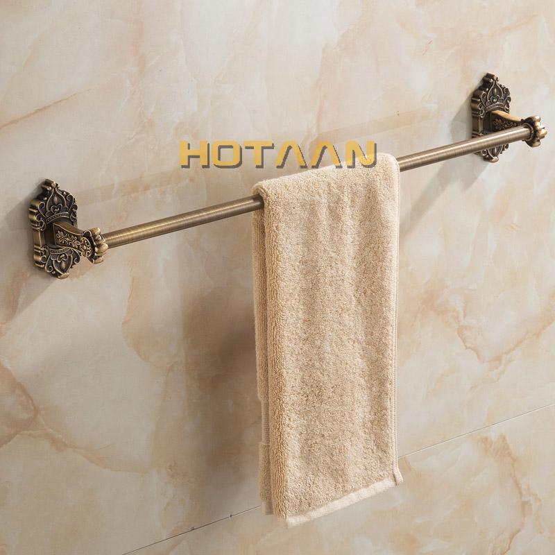 . (24",60cm)Single Towel Bar/Towel Holder,Solid Aluminium,Antique Brass Finish,Wall Mounted Bathroom accessories