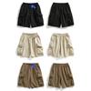 Wassup Heods Trendy Drawstring Cargo Shorts for Men and Women, New Summer Style with Pockets, Casual Wide-Leg Pants