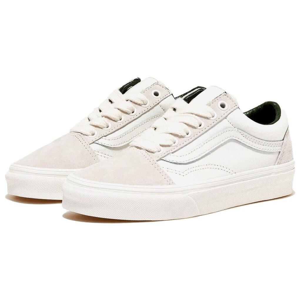 Vans Old Skool White Green Unisex Sneakers VN0007NTWGR