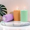 DIY Cylinder Mold Concave Dot Pillar Candle Mold Beehive Candle Mold  Scented Candle Making