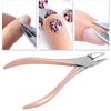 Ingrown Nail Clippers Dead Skin Removal Scissor Stainless Steel Pedicure ToolRose Gold