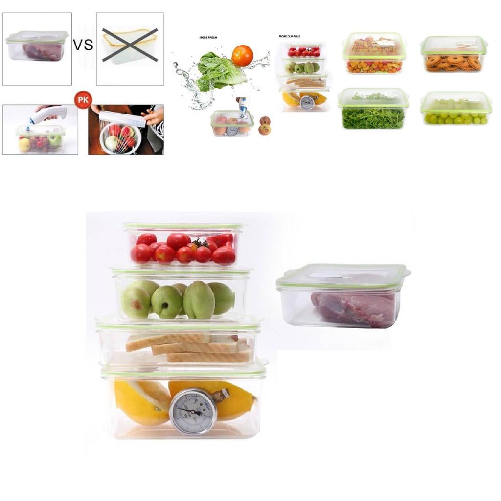 High-quality Microwave Safe Square Vacuum Seal Lunch Box For Fresh Storage