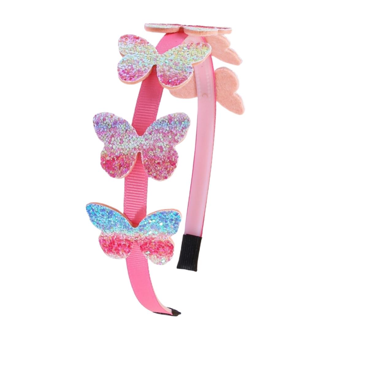 

1/4pcs Glitter Star Headbands Party Decor Rainbow Butterfly Hairband Girls Headband Kids Children Party Favor Headwear