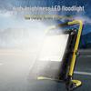 Rechargeable LED Floodlight: Outdoor Emergency & Construction Lamp for Power Outages, Camping, and Handheld Use.