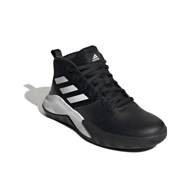 New Adidas Own The Game Wide K 'Black White' FV9451