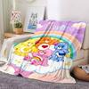 Custom Name Bear Theme Printed Blanket Perfect For Couch Bed Travel Outdoor Use Machine Washable Cozy Durable