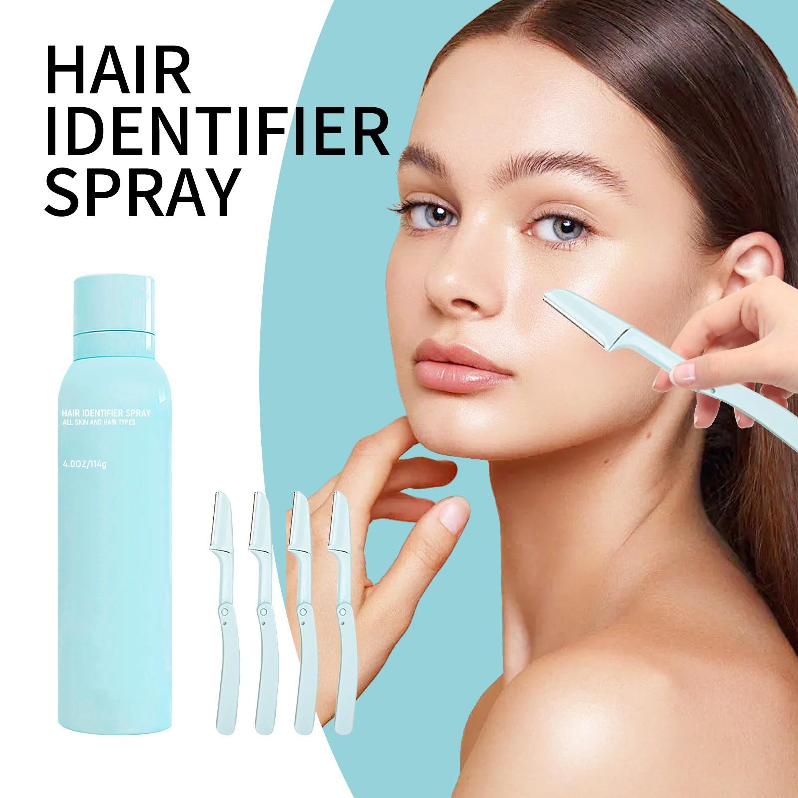 

Спрей-идентификатор волос для дермапланирования лица, спрей для депиляции для бритья, спрей-идентификатор волос на лице 114 мл