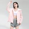 Women's Anti-UV Ice Silk Hooded Windbreaker - Breathable, Elastic, and Sun-Protective Summer Jacket for Climbing