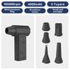 X3S 130000RPM Turbo Jet Fan Compressed Air Duster Cordless Handheld Air Blower for Car Dryer PC Keyboard Home Cleaning
