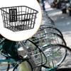 Front Kids Bike Basket Metal Sturdy Convenient Universal, Waterproof, Repair Part, Children Bicycle Basket, Easy Installation