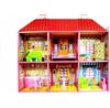 Leantoys Dollhouse With Furniture