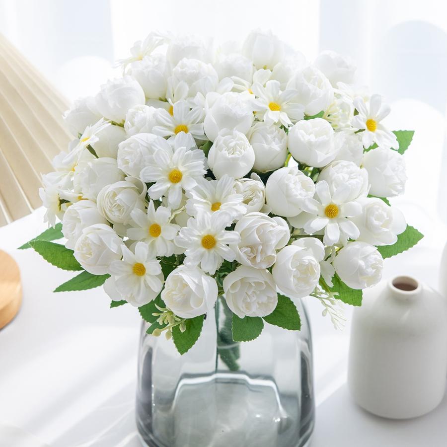 1/2Pc Artificial Flowers Rose Wedding Home Room Table Festival Decoratio Outdoor Garden Yard Bridal Bouquet DIY Gift Accessories