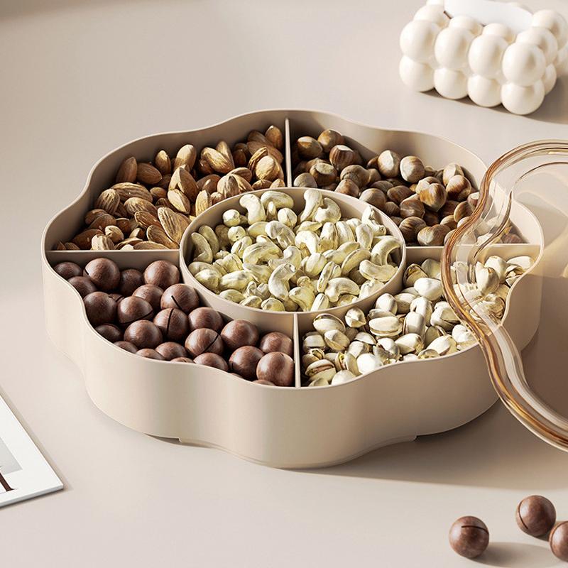Home Candy Tray, Dried Fruit Snacks, Candy Storage Tray, Living Room Coffee Table Dried Fruit Small Item Storage Box Pp Material