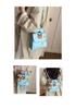 Girls' 2026 Little Bear Cartoon Backpack - Lightweight Autumn Single Shoulder & Crossbody Bag